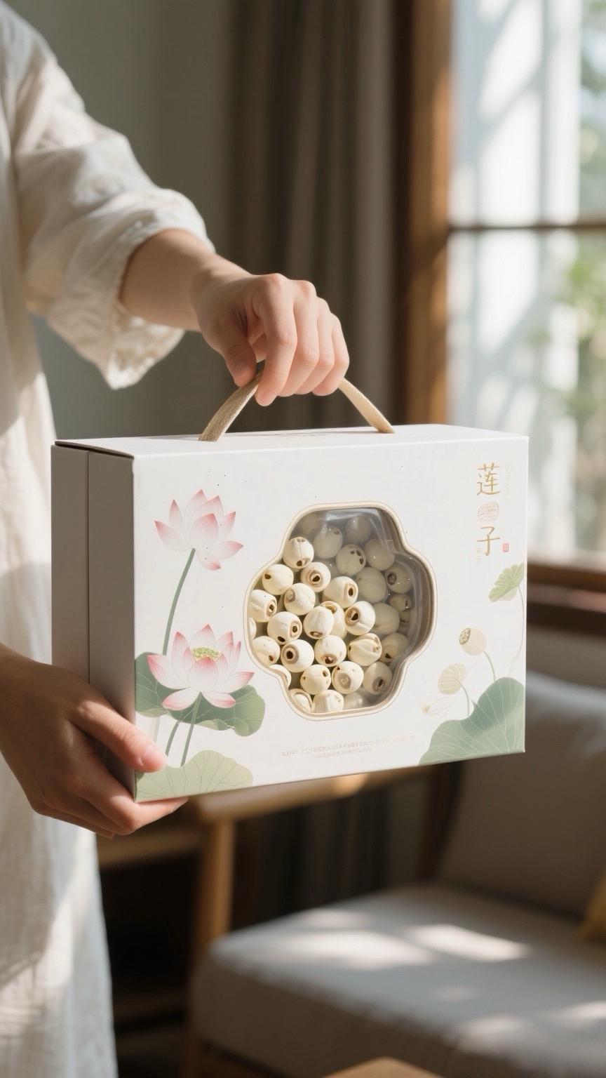 做饭想添点营养又健康的食材？试试咱湘潭的去芯白莲子！ 这莲子颗颗饱满...