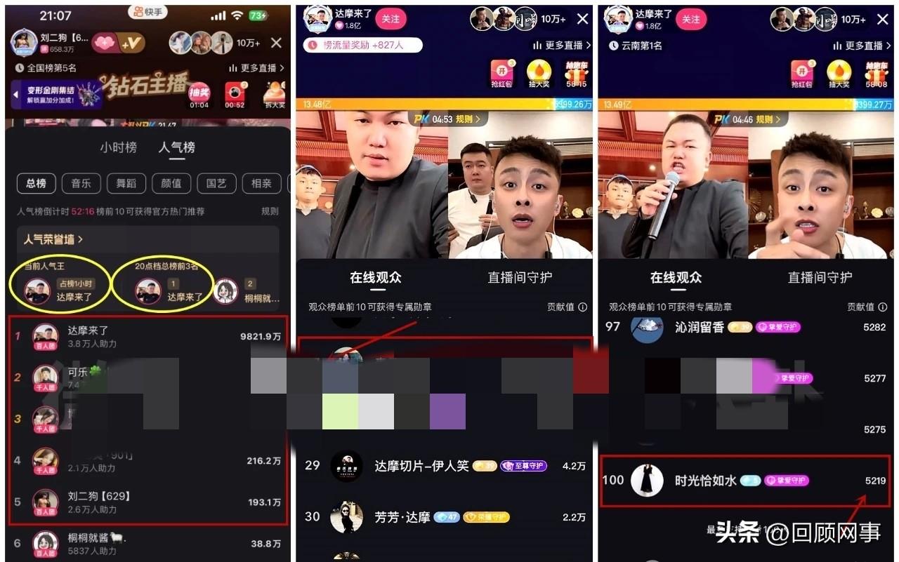 2700万真金豪刷！洋洋洋、达摩抱团“断臂求生”自拆本守流量，力克刘二狗、娜美豪