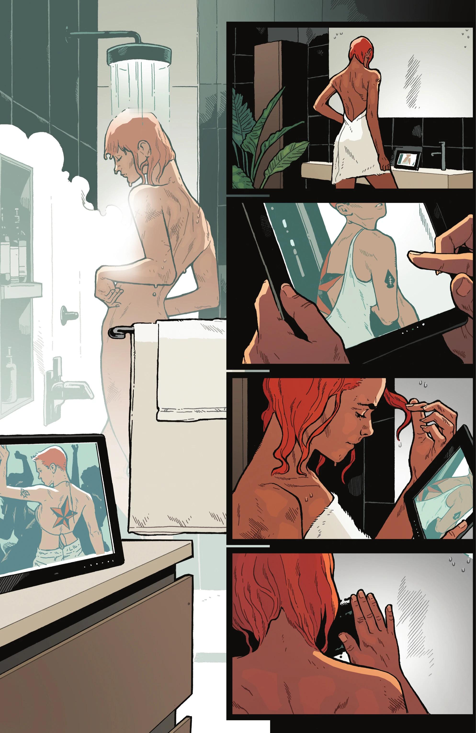 【亚马逊汉化组】蝙蝠女侠V4 第6期凯特杀了贝丝。至少她自己这么以为。她坐在窗前