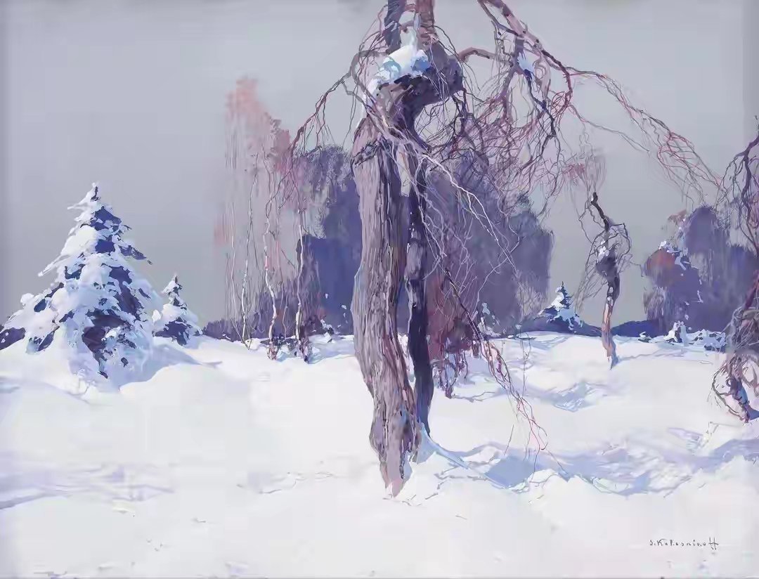 乌克兰著名画家斯捷潘·科列斯尼科夫油画作品欣赏遇见艺术遇见美好绘画