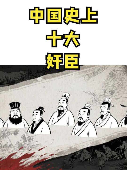 中国史上十大奸臣