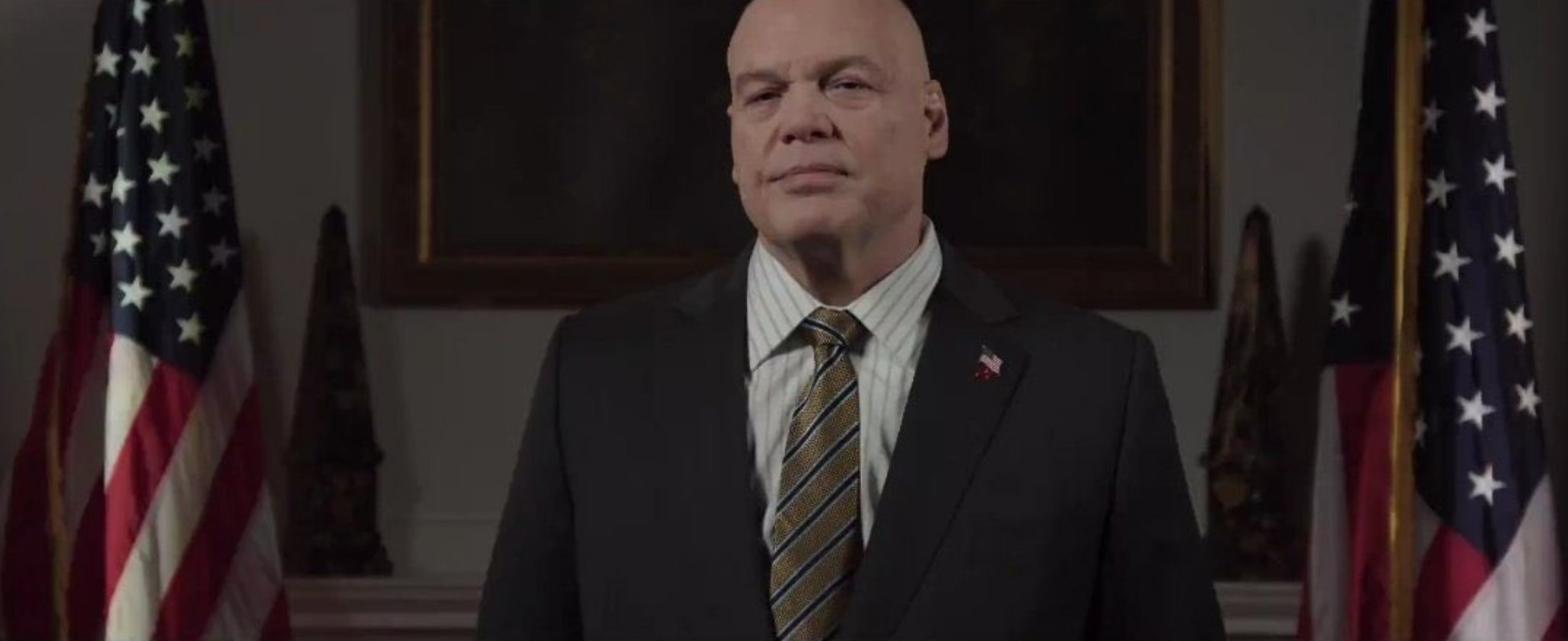 菲斯克当选纽约市长的演讲中号召纽约市民不要再依赖那些 “打扮成蜘蛛、恶魔、或带有