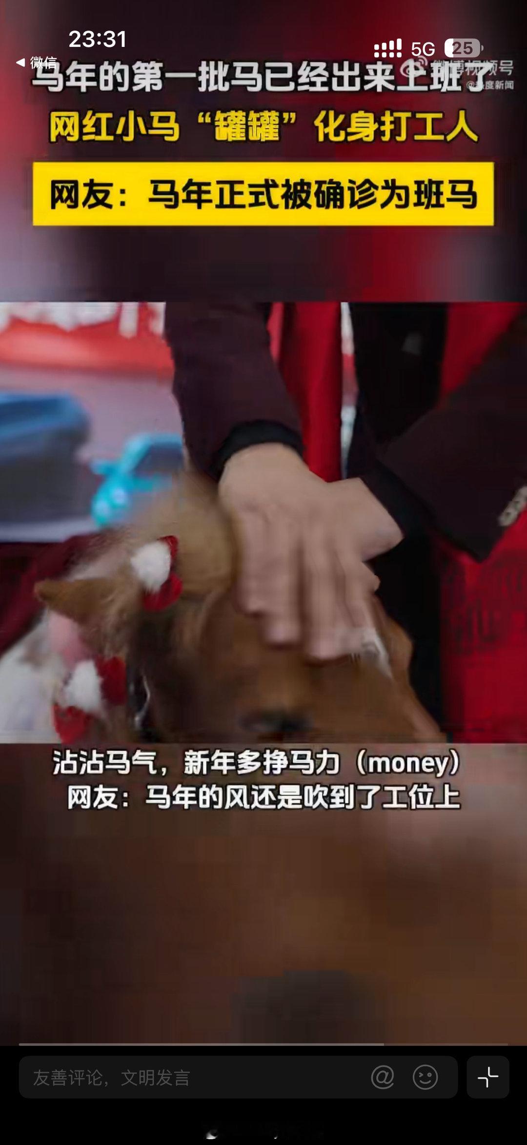 马年的第一批马已经出来上班了打工人的马年人设新的一年我要一马当先管当匹快乐小马每