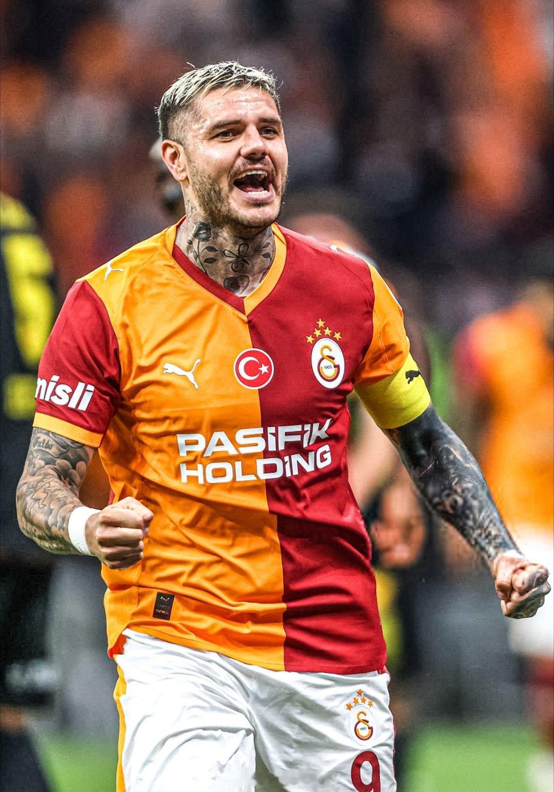 🔥🇦🇷前国米队长毛罗·伊卡尔迪在土耳其超级联赛与加拉塔萨雷的近9场比赛中打