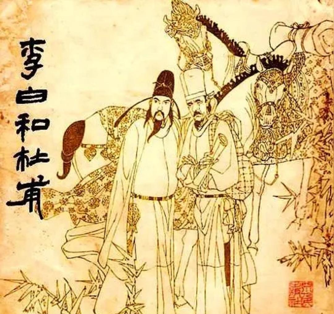 上联，唐代诗仙与诗圣，李白杜甫

下联，？？？