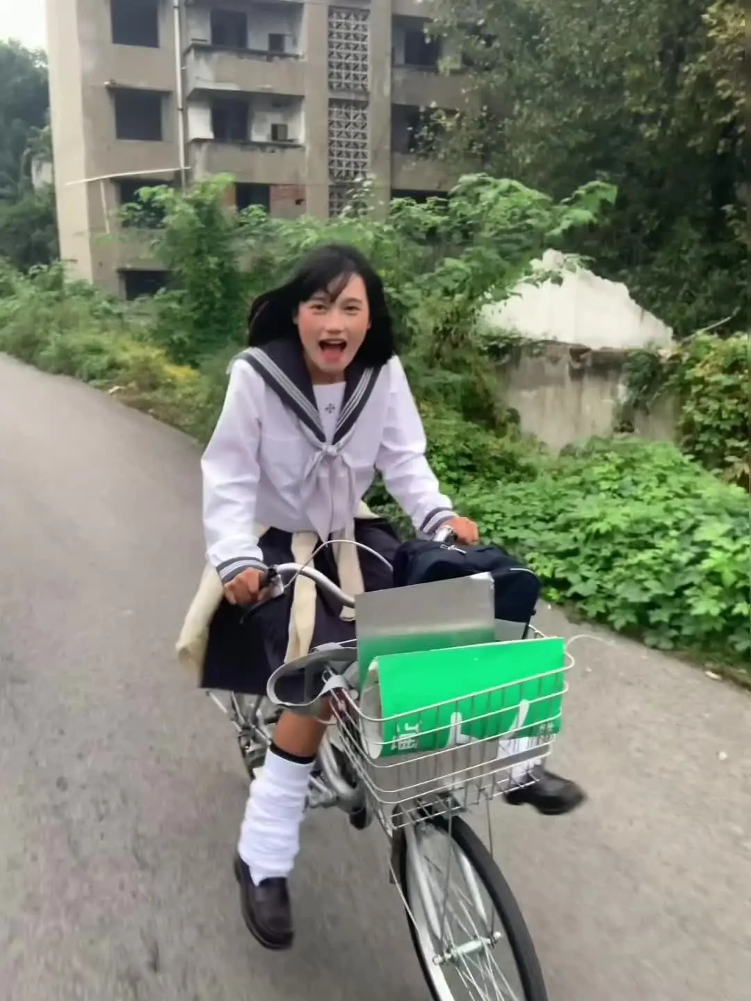 jk日常 日系 水手服 樱花妹 古早
