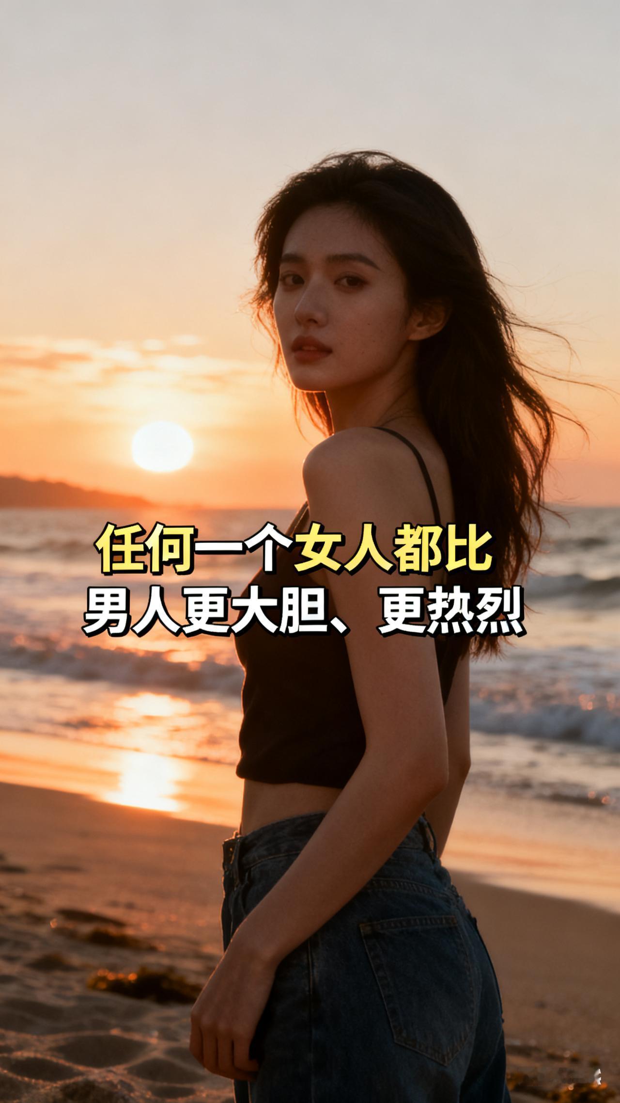 性学家醍醐灌顶的一段话：
“任何一个女人，都比男人更开放、更大胆、更热烈、更需要