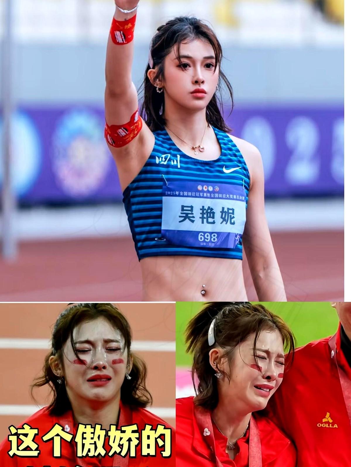 看完女子跨栏

我弟一脸不可理喻：“冠军哭能理解，吴艳妮哭啥啊？”我直接摇头：男