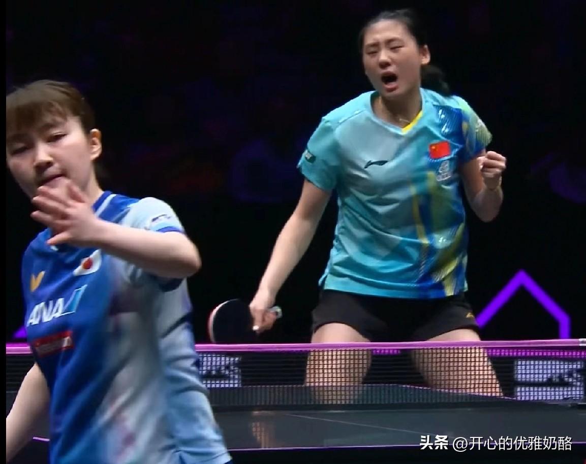 陈熠3-4输了，还是运气差了一点点。
其实想到陈熠会输，王曼昱都被大藤零封，陈熠