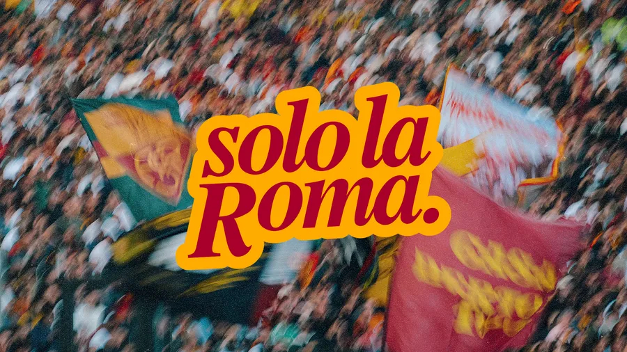 罗马新赛季的季票开卖了，宣传口号是Solo La Roma 