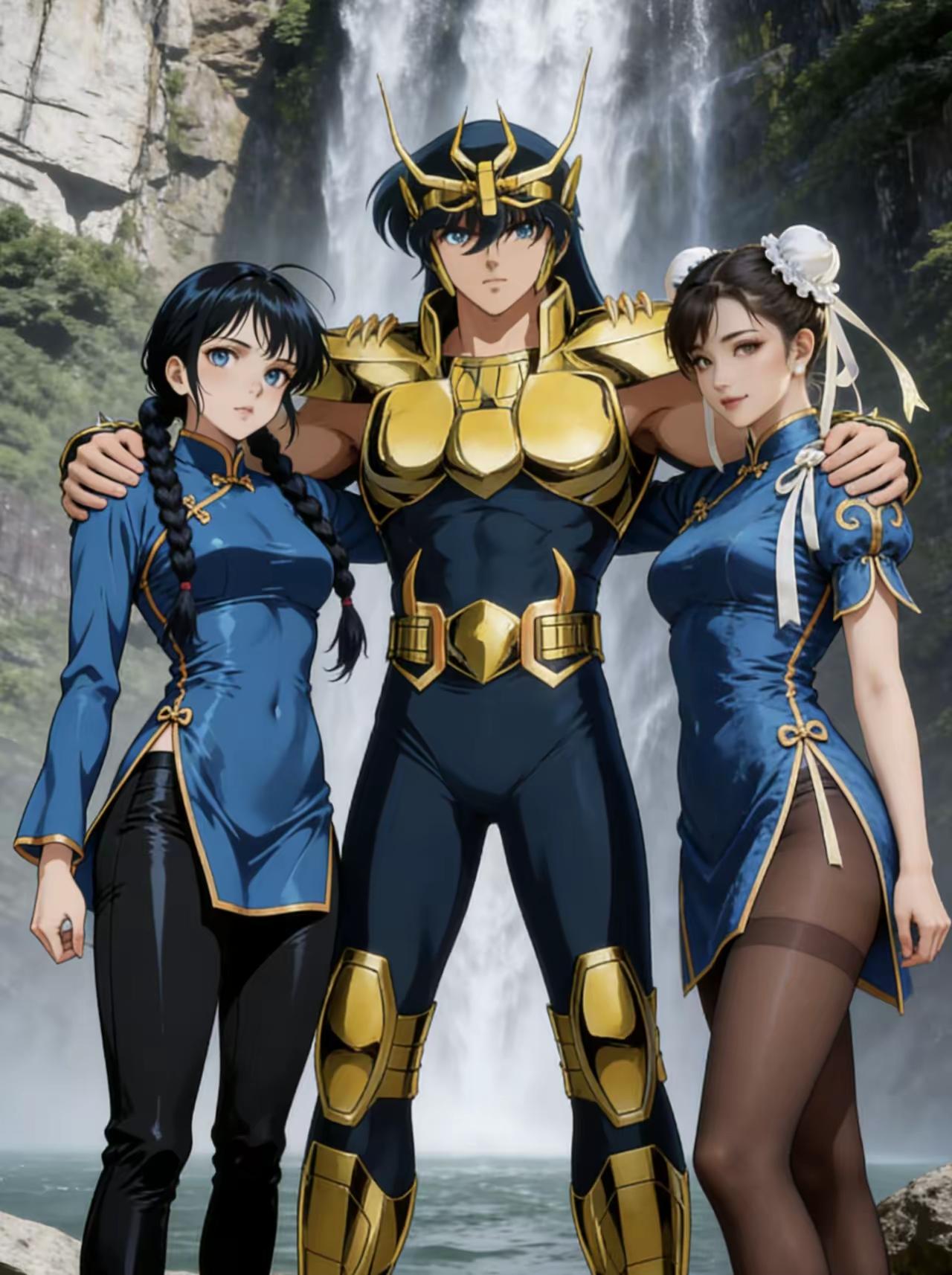 话说一言不合就光膀子搞庐山升龙霸的紫龙，抱着的哪一个是春丽啊？紫龙这么真情的男人