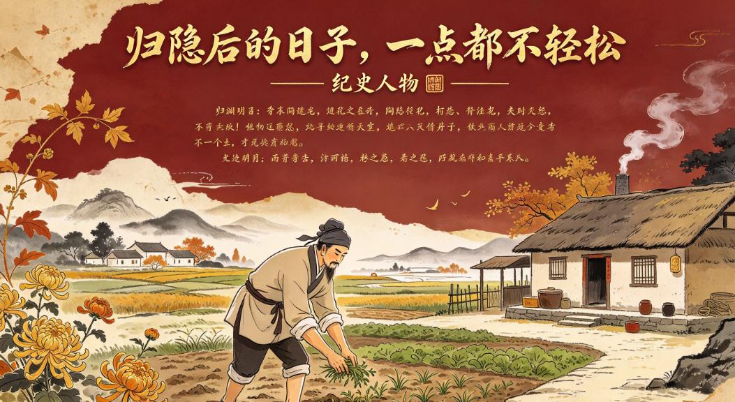 很多人一辈子都误解了陶渊明。
提起他，大家第一反应就是：佛系、避世、躺平、不想奋