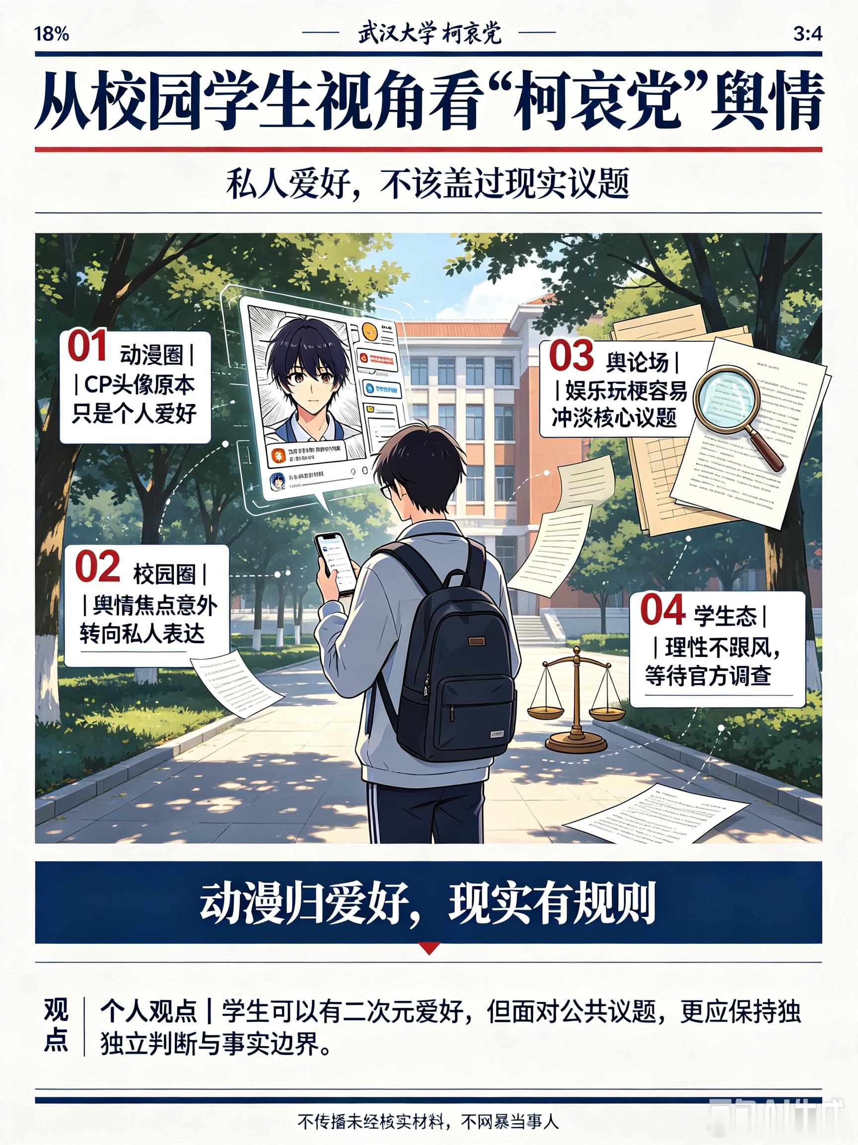 武汉大学 柯哀党从在校学生视角来看，这起事件让人五味杂陈。本来柯哀只是动漫圈里普