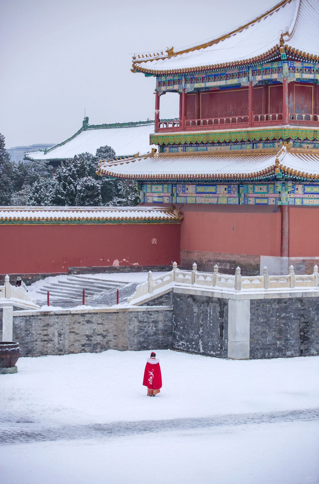 让他们都消失！本宫要独自赏雪