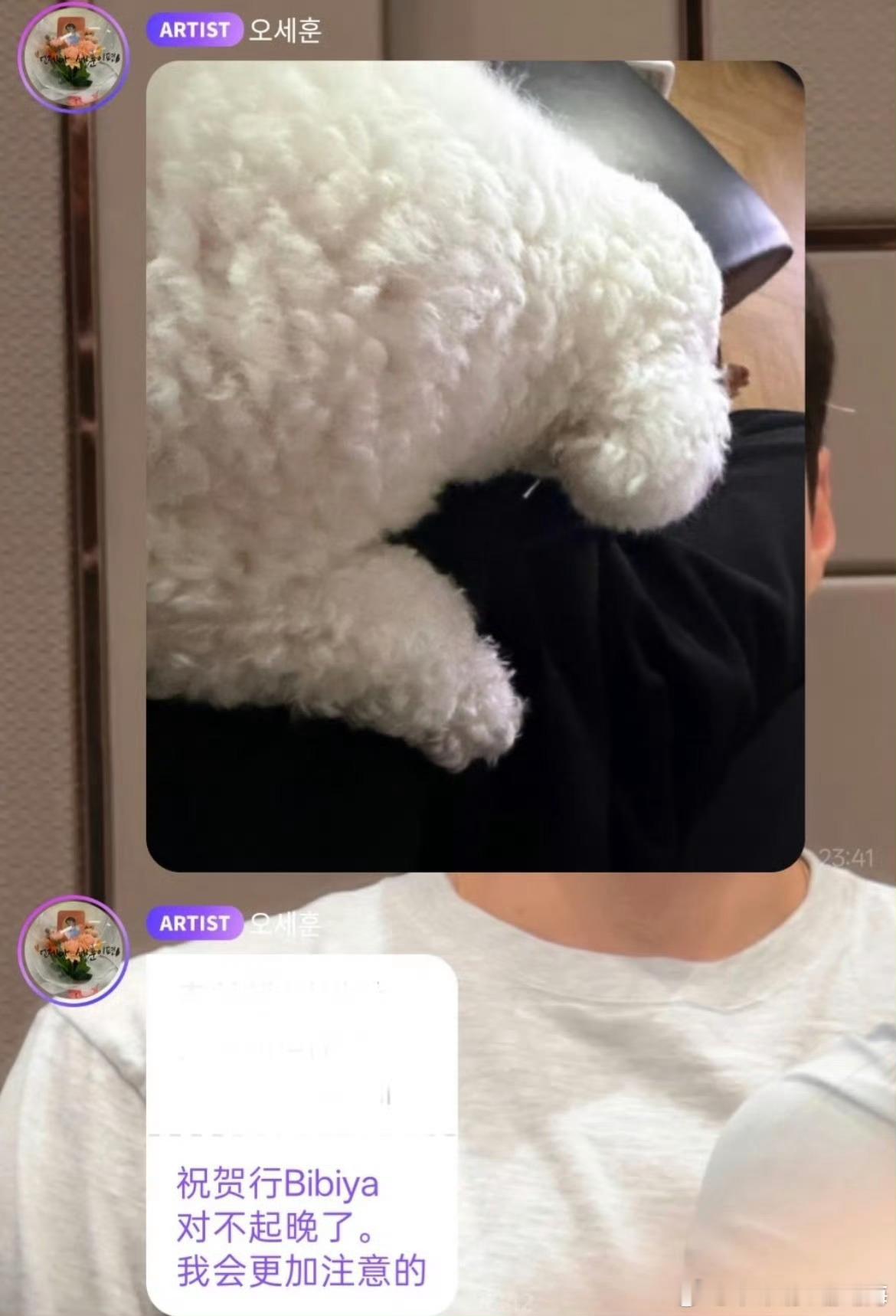 大型健忘现场！吴世勋记错自家小狗Vivi生日慌忙补救