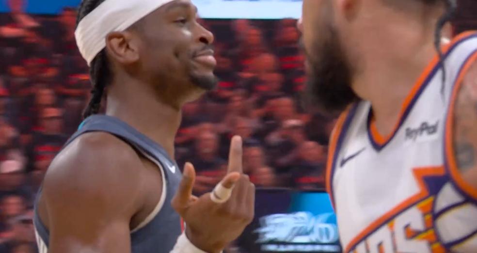 NBA也是人情世故任人唯亲看人下菜碟！卫冕冠军雷霆2:0领先太阳晋级胜利在望！亚