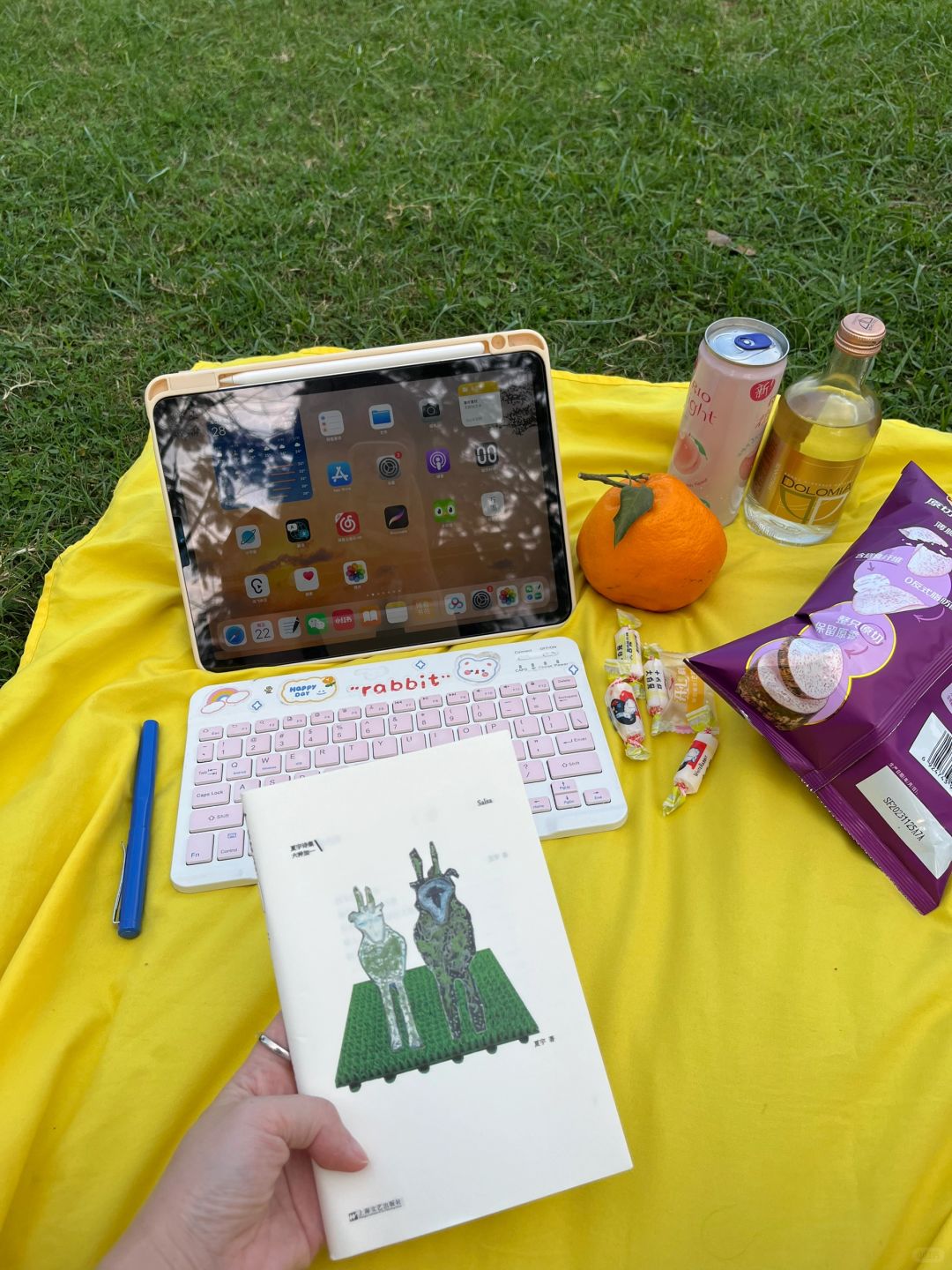 春天，读诗，逛公园