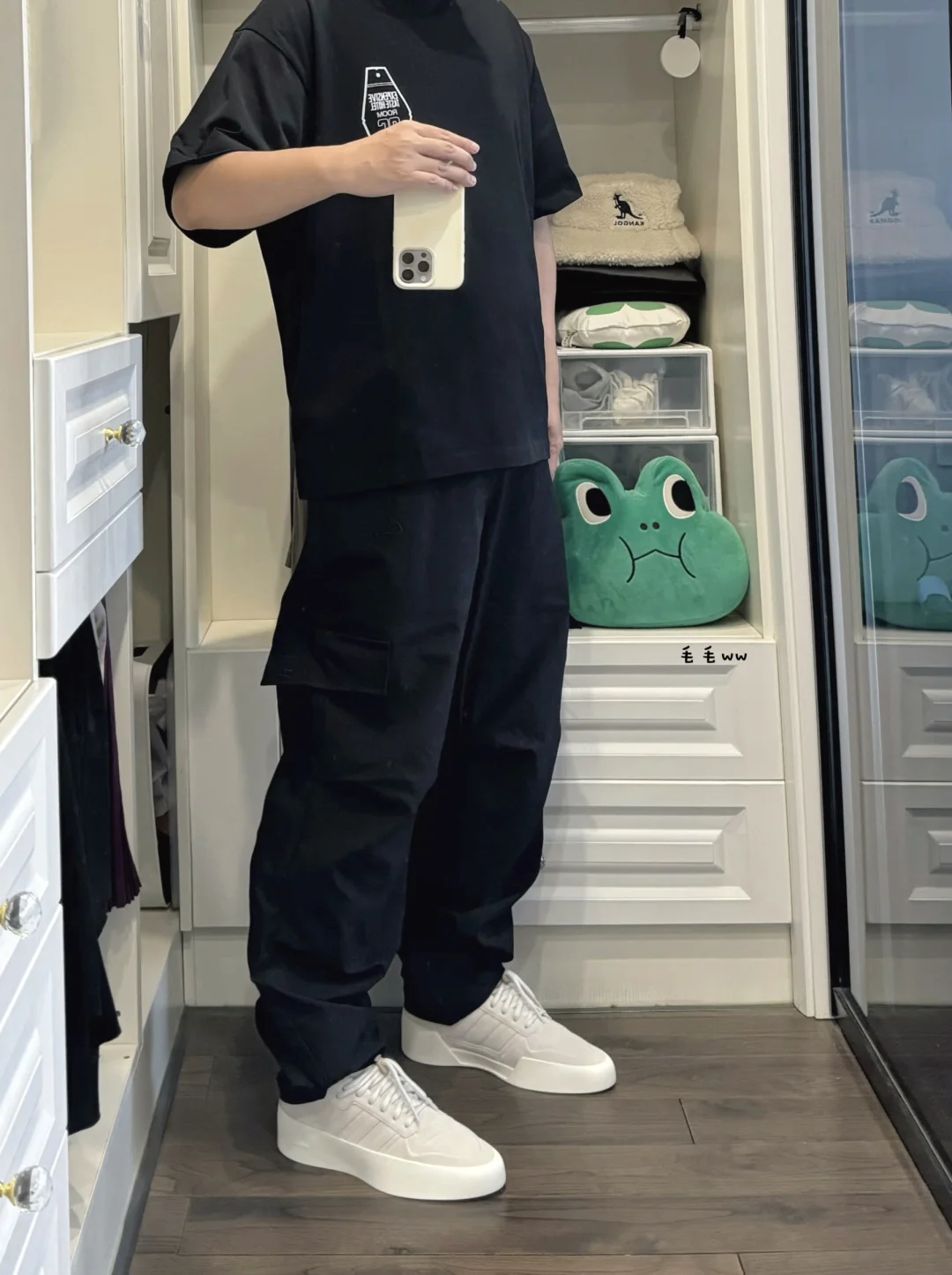 印花体恤｜工装裤穿搭