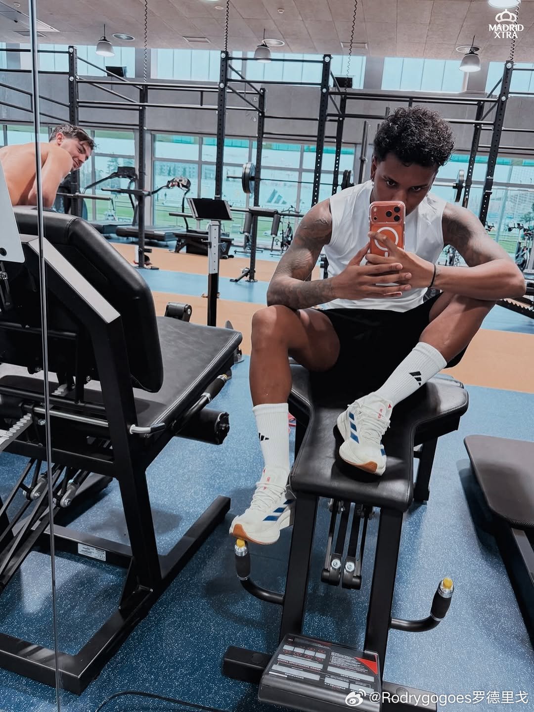 训练中的罗德里戈皇马vs赫塔菲西甲