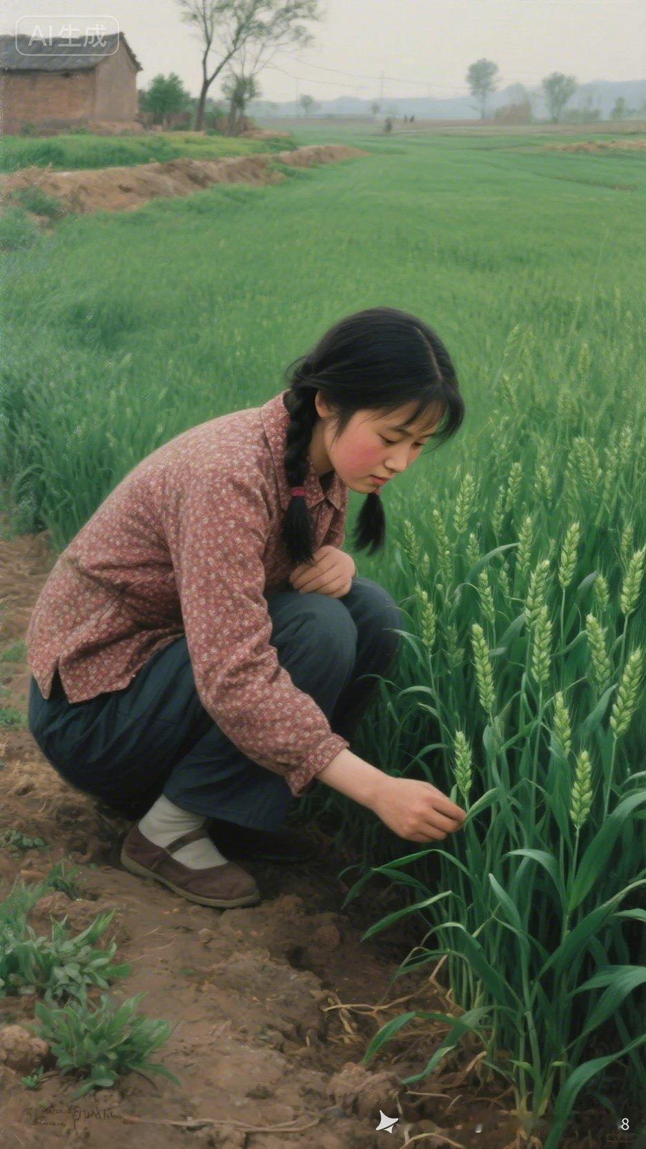 田间劳作，收获满满，岁月静好。