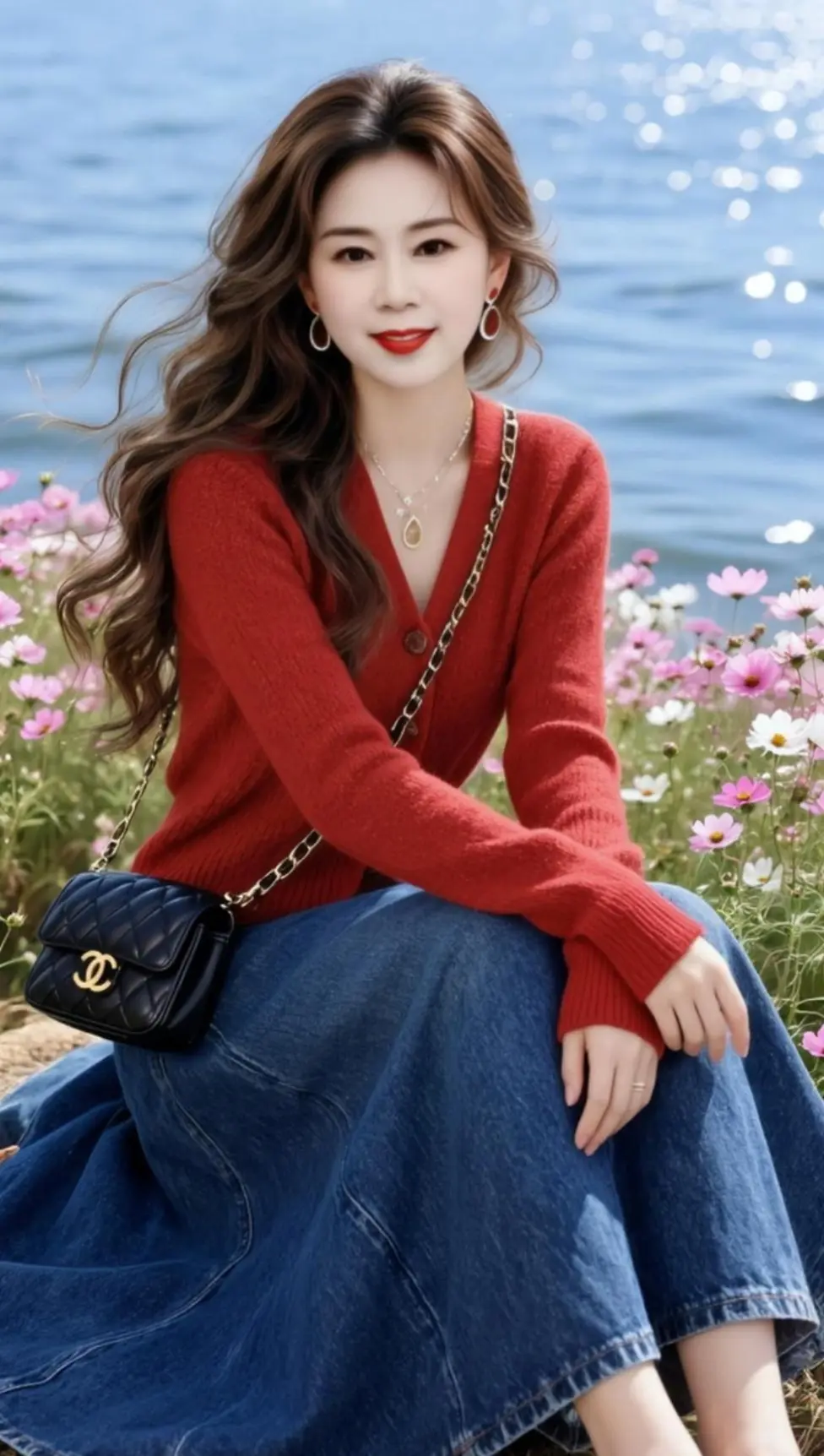 AI湖畔美人写真 随变ai随便玩