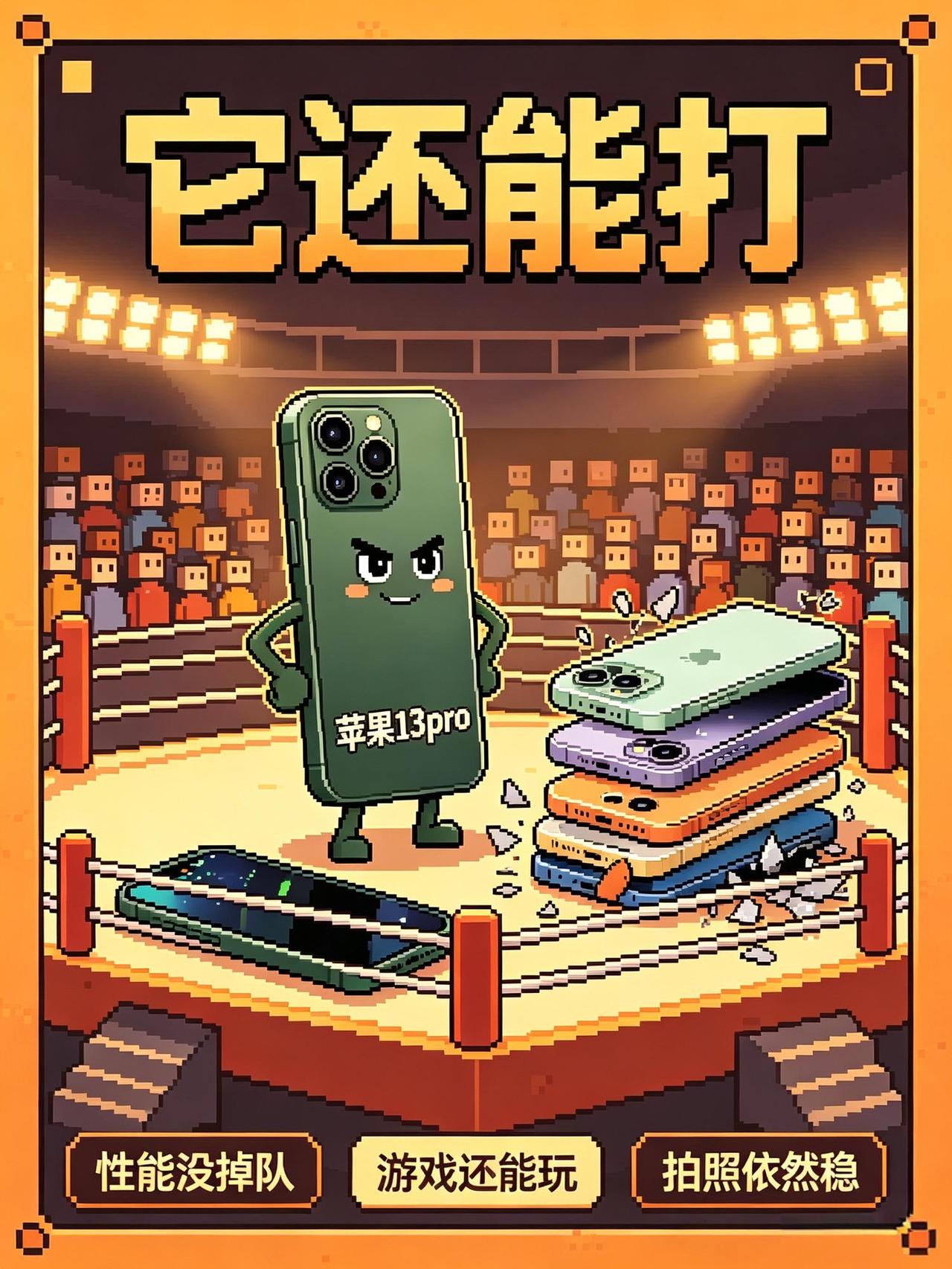 想换苹果13pro的朋友们，看完图你就不会换机了。
当然土豪除外！