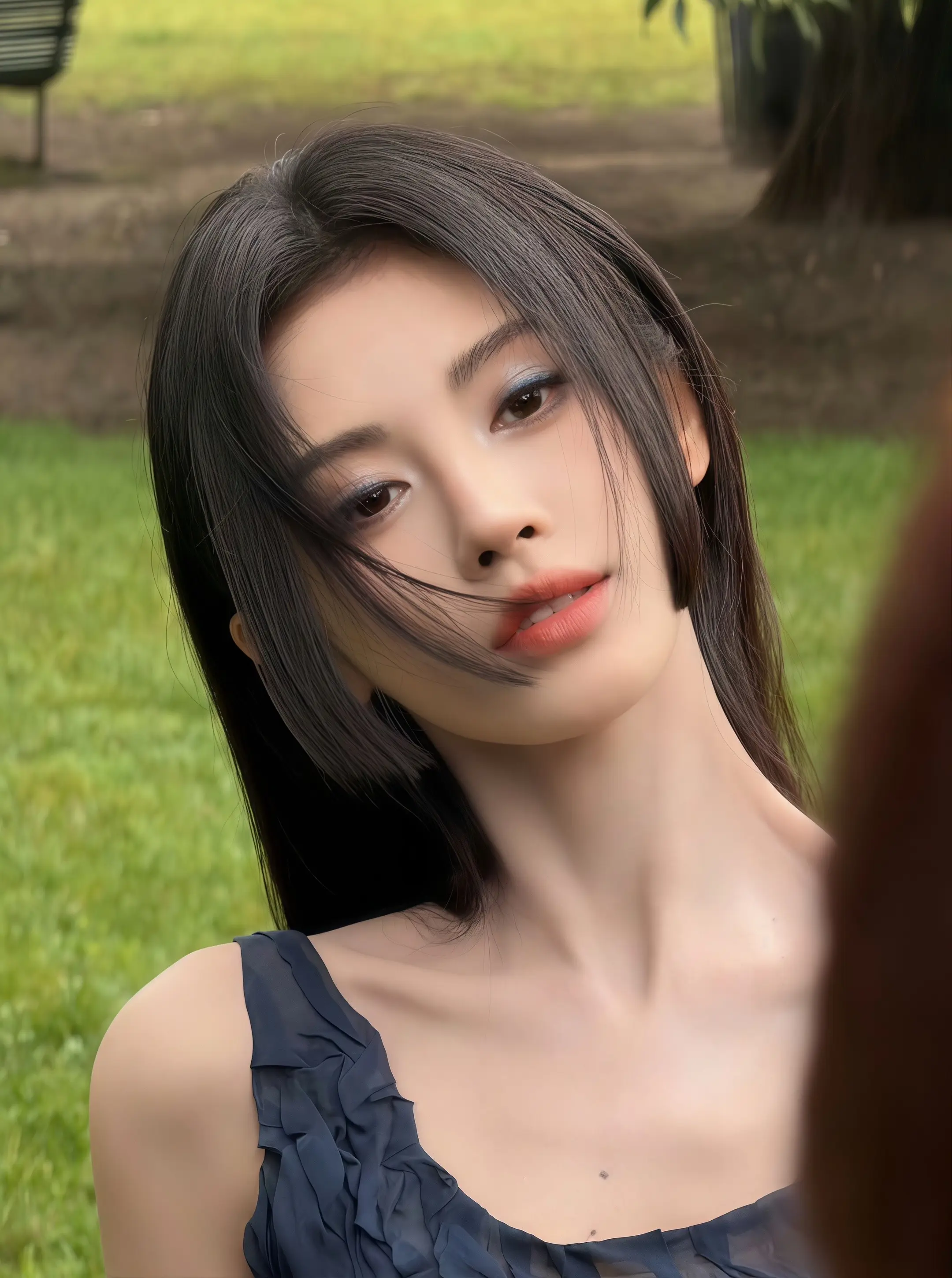 掉落几张花絮。