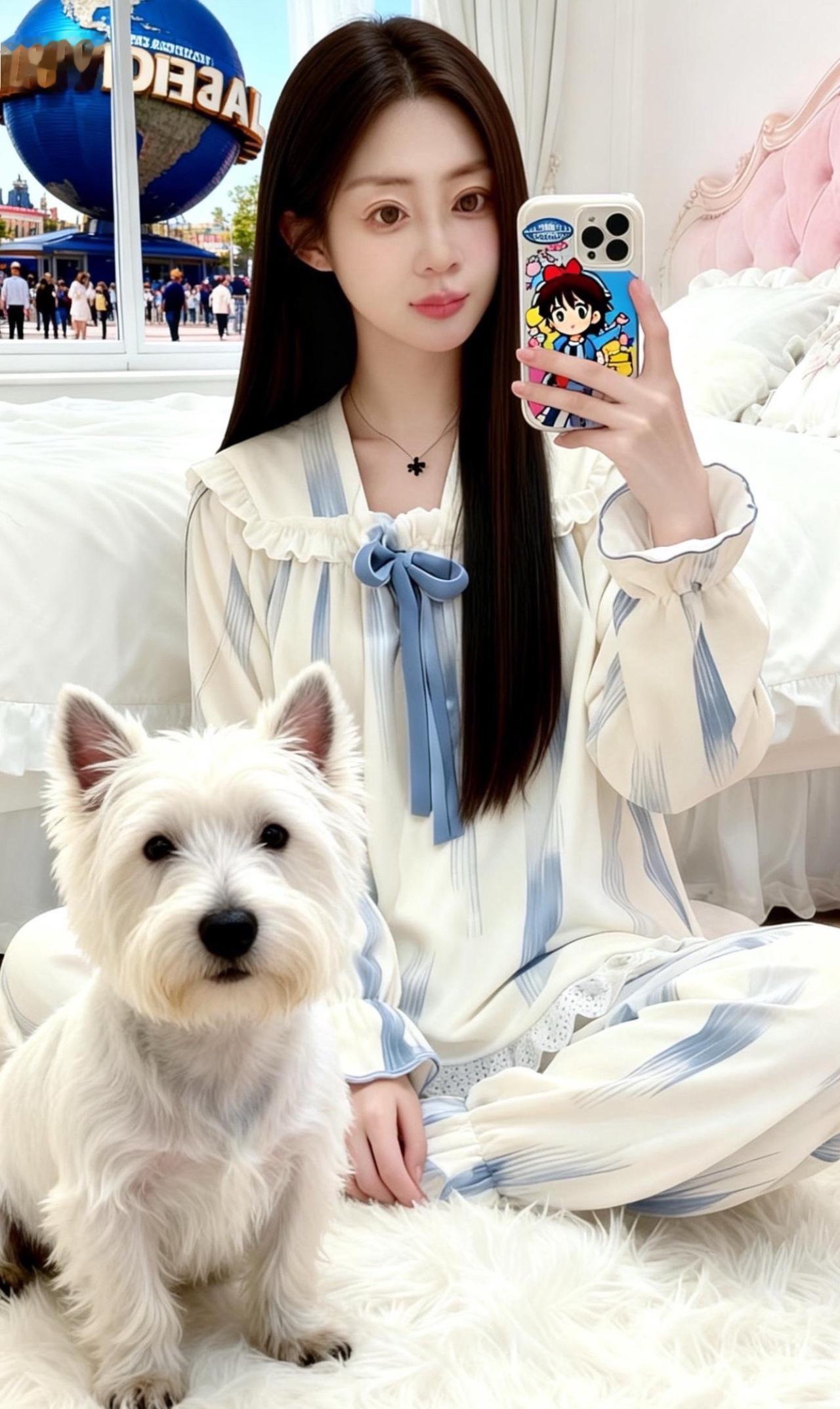 宅家睡衣秀 女装 睡衣家居服 今天穿什么 今天穿这样