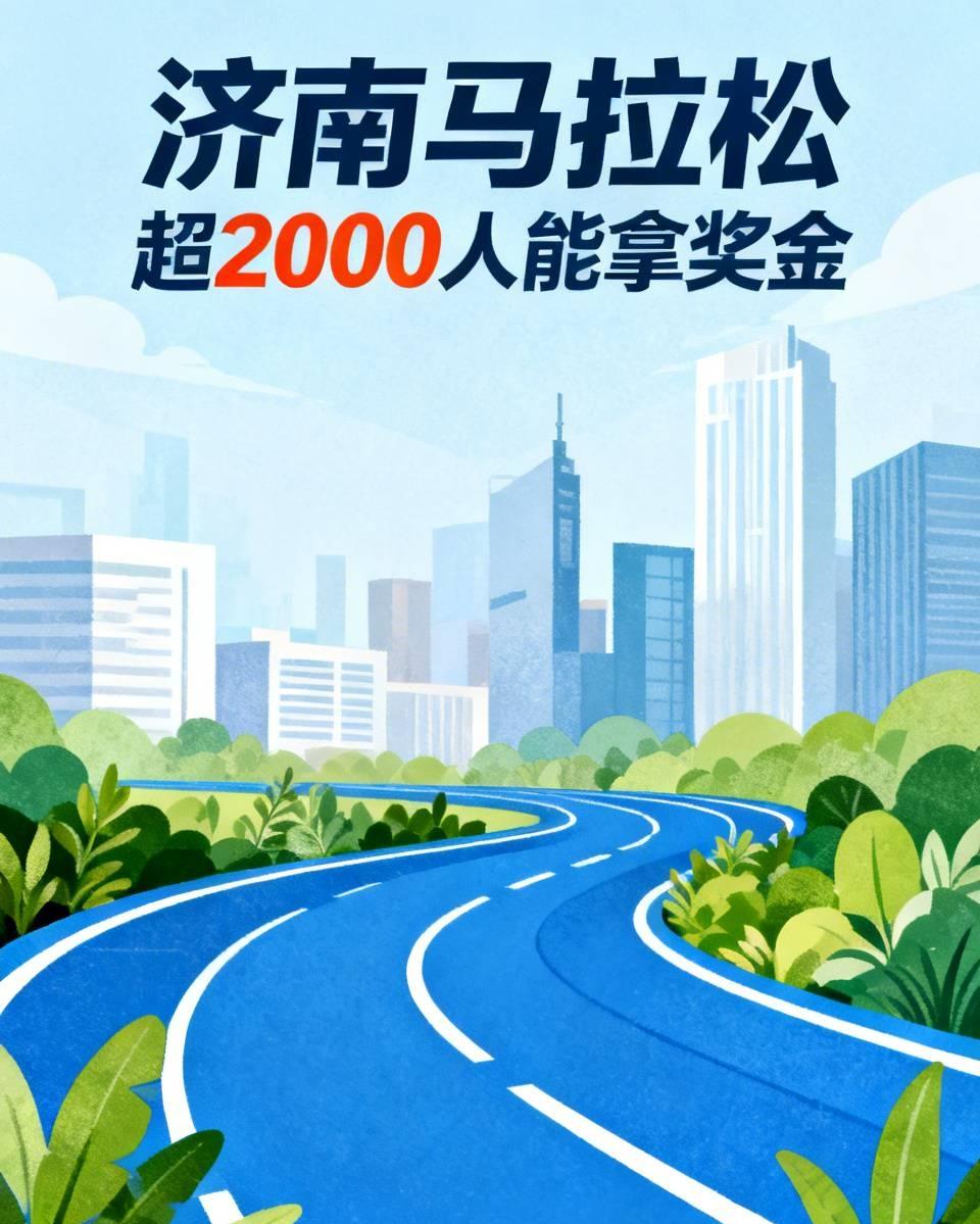 史无前例！济南马拉松，超2000人能拿奖金！
 
今年济南马直接放出王炸政策：全