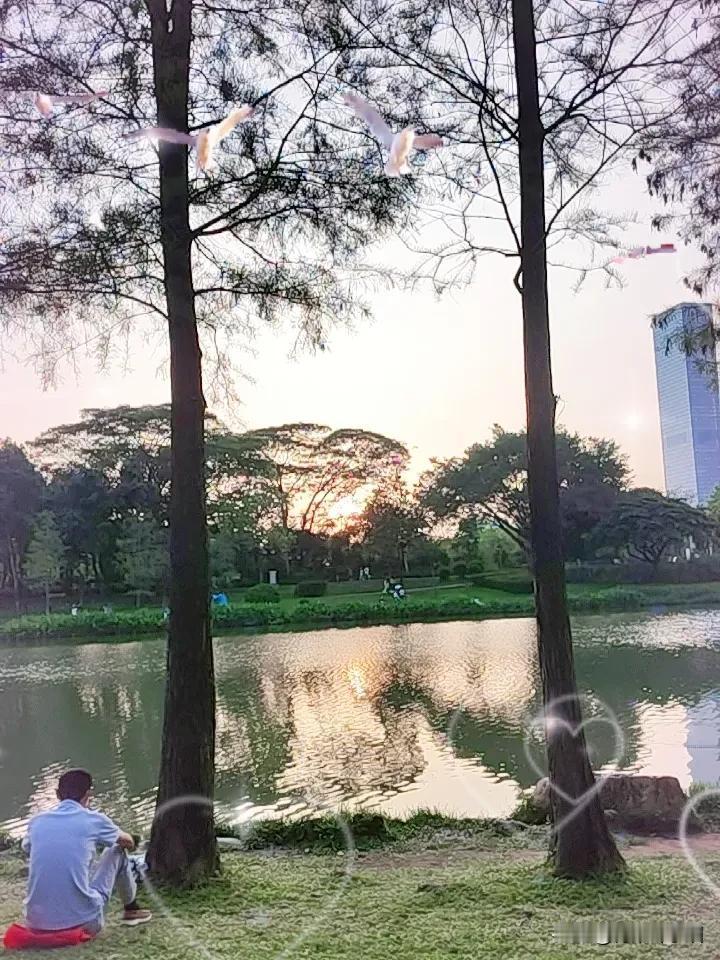 拍照的人群落绎不绝，
美不胜收！