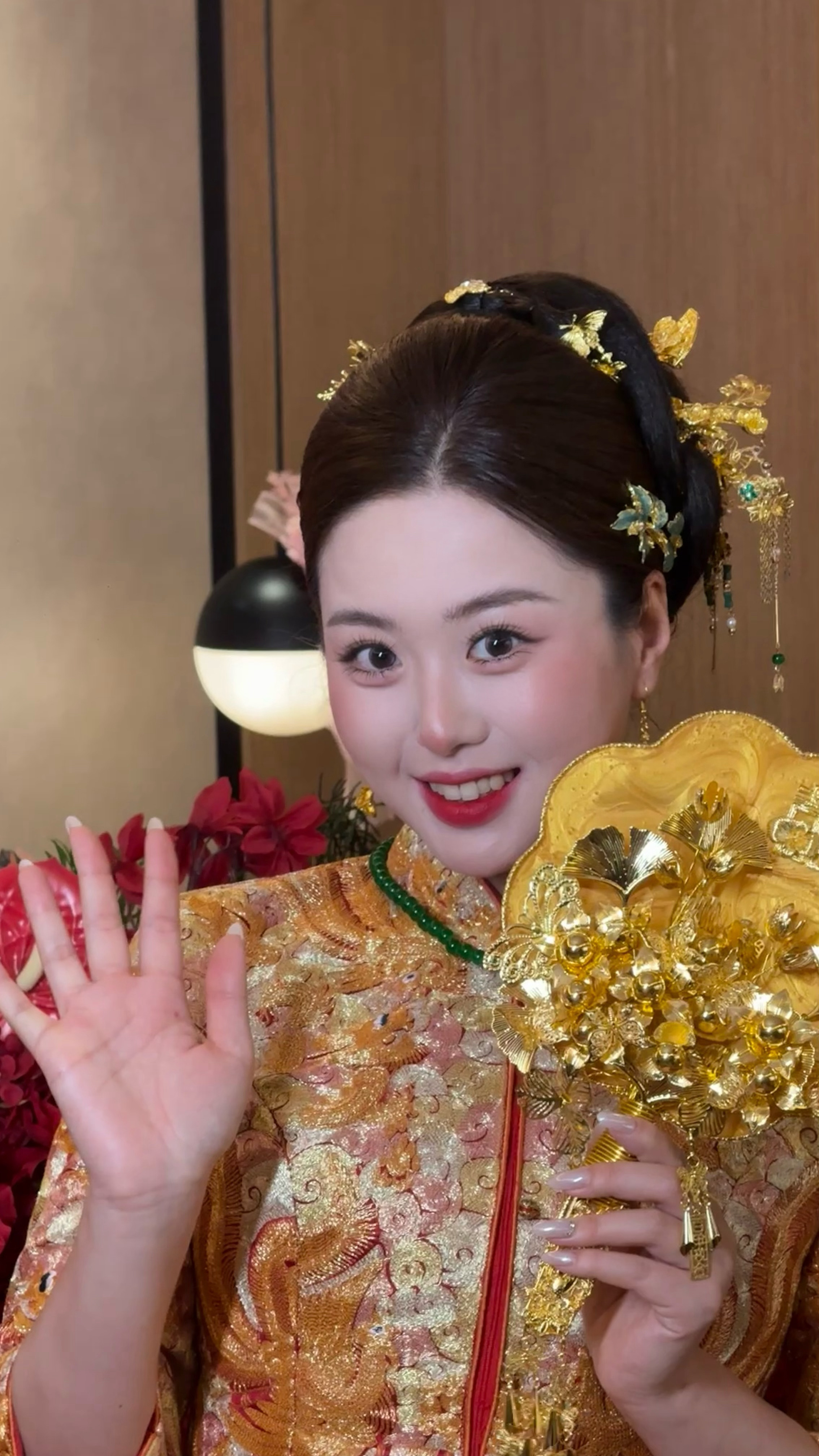 拥有了化妆师发箍嘿嘿！我的天津新娘