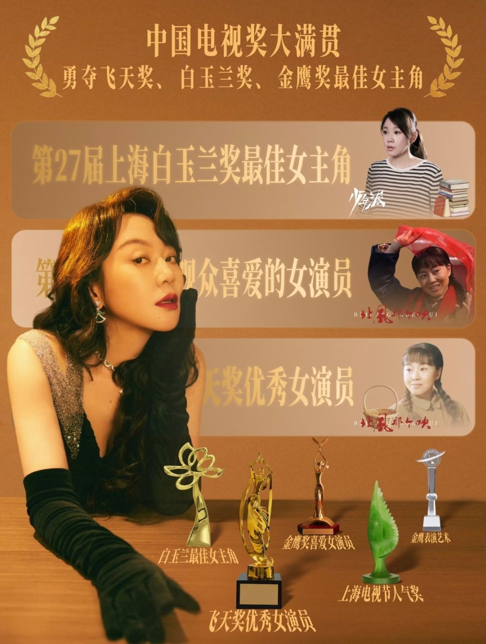 闫妮主流奖履历闫妮个人奖项实绩 谁懂演员闫妮奖项的含金量！从佟湘玉到黄玲，不断突