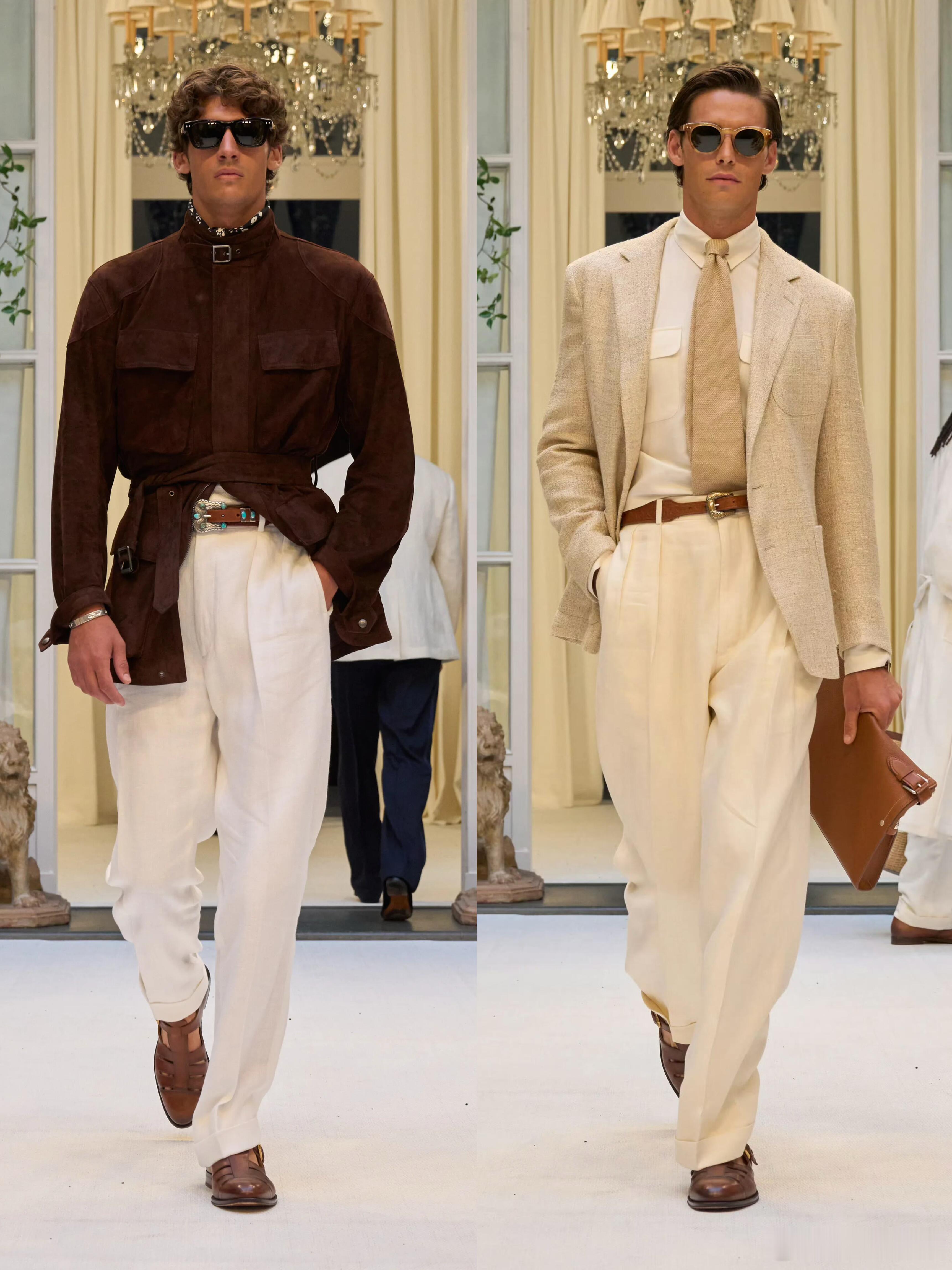 男装周 Ralph Lauren 2027春夏男装系列于近日在秀场正式发布，延续