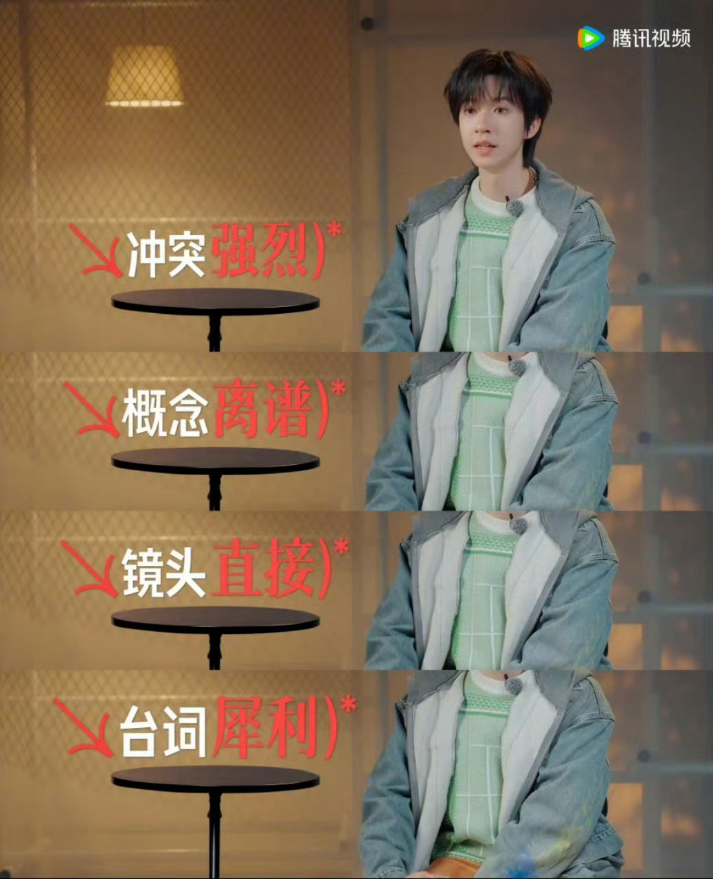 贺峻霖贺峻霖没少看短剧吧我觉得这十六字的短评可以出现在各大短剧拍摄指导小视频里，