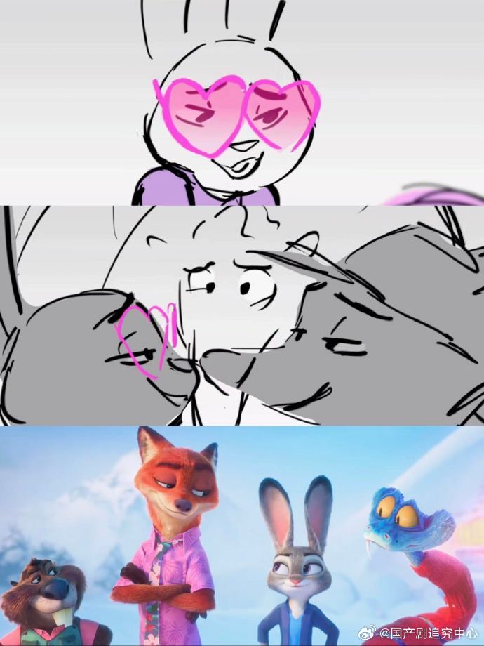疯狂动物城2原设定有狐兔鼻尖糖片方别藏了！全网都在磕的狐兔氛围感，大大方方放糖就