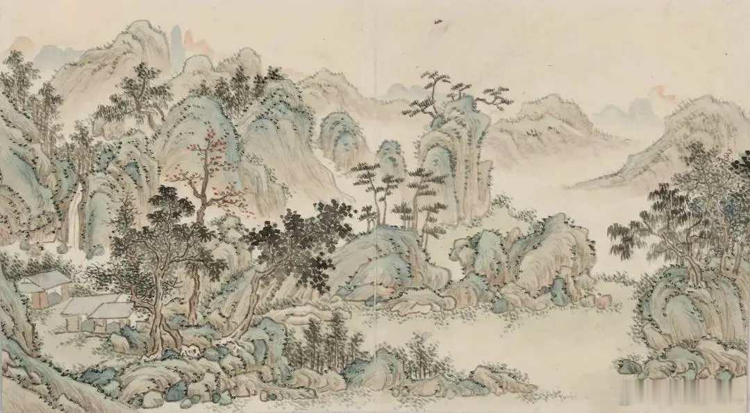 黄钺 仿古八景册。黄钺（1750年-1841年），字左田、左军，一作左君，号壹斋
