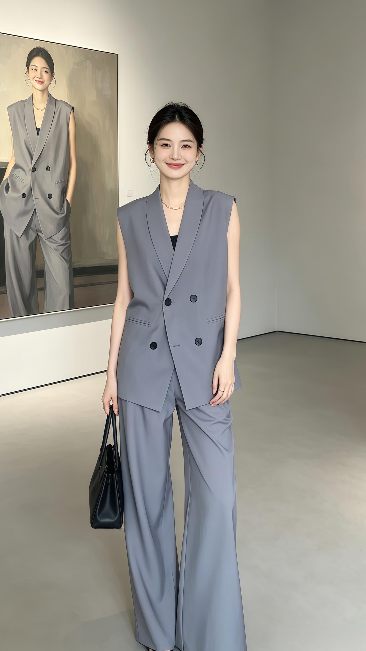 今日份高智感look 高级感穿搭 又美又飒 韩系穿搭夏季穿搭