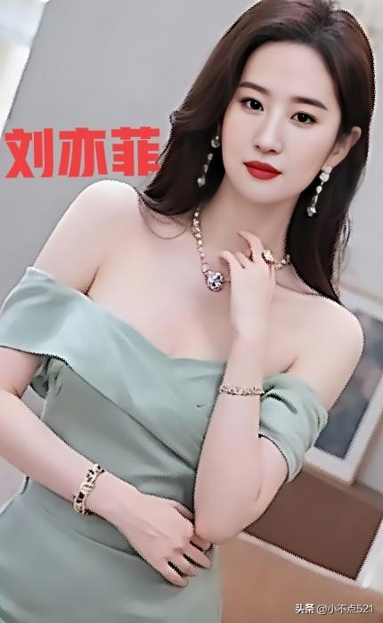 刘亦菲青色造型惊艳绝伦气质优雅性感妩媚让人眼前一亮  女明星 气质女明星 刘亦菲