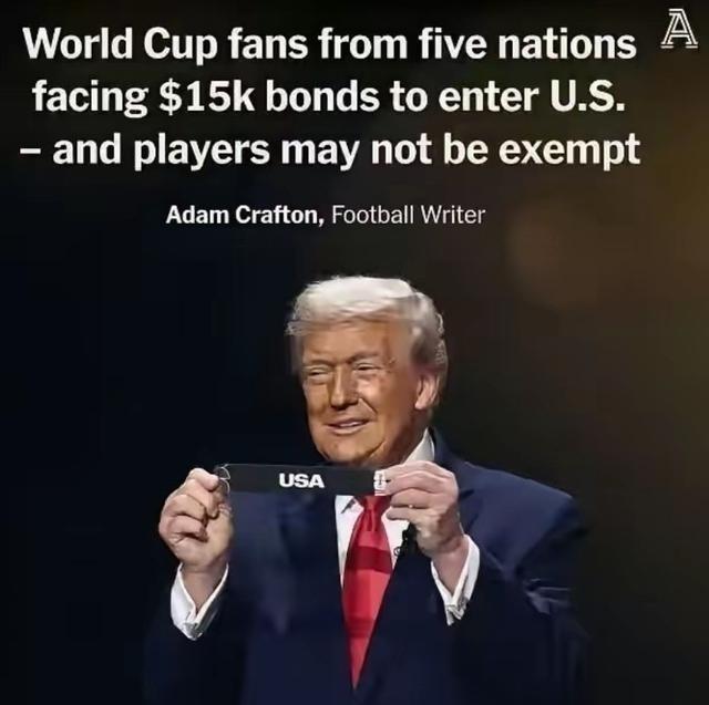 见过不要脸的，没见过这么不要脸的！特朗普现在直接把手伸到世界杯上面，摆明了就是借