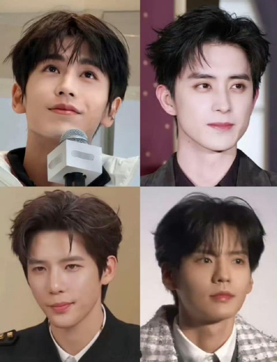 95🥜今日线下活动怼脸生图状态，谁赢了张凌赫，敖瑞鹏，王安宇，毕雯珺 