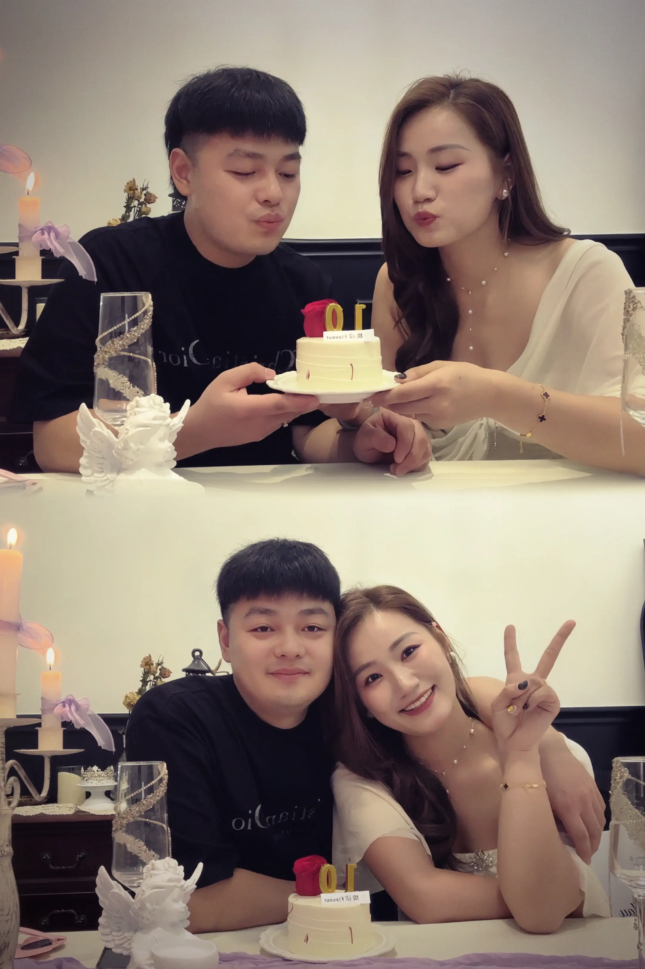 怎么回事，结婚十年还和谈恋爱一样。