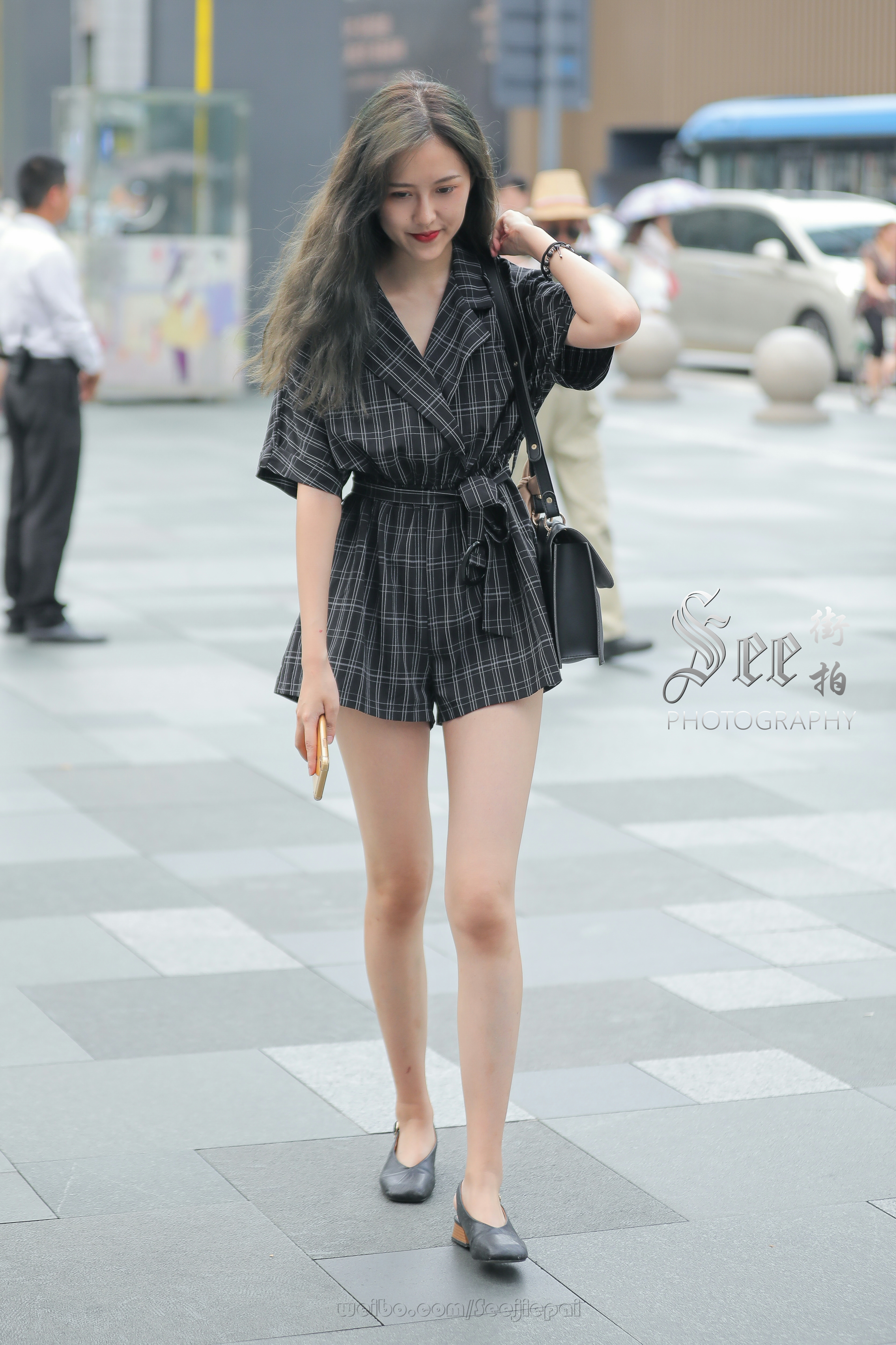 黑色连衣裙清秀优雅气质~~ ​​​