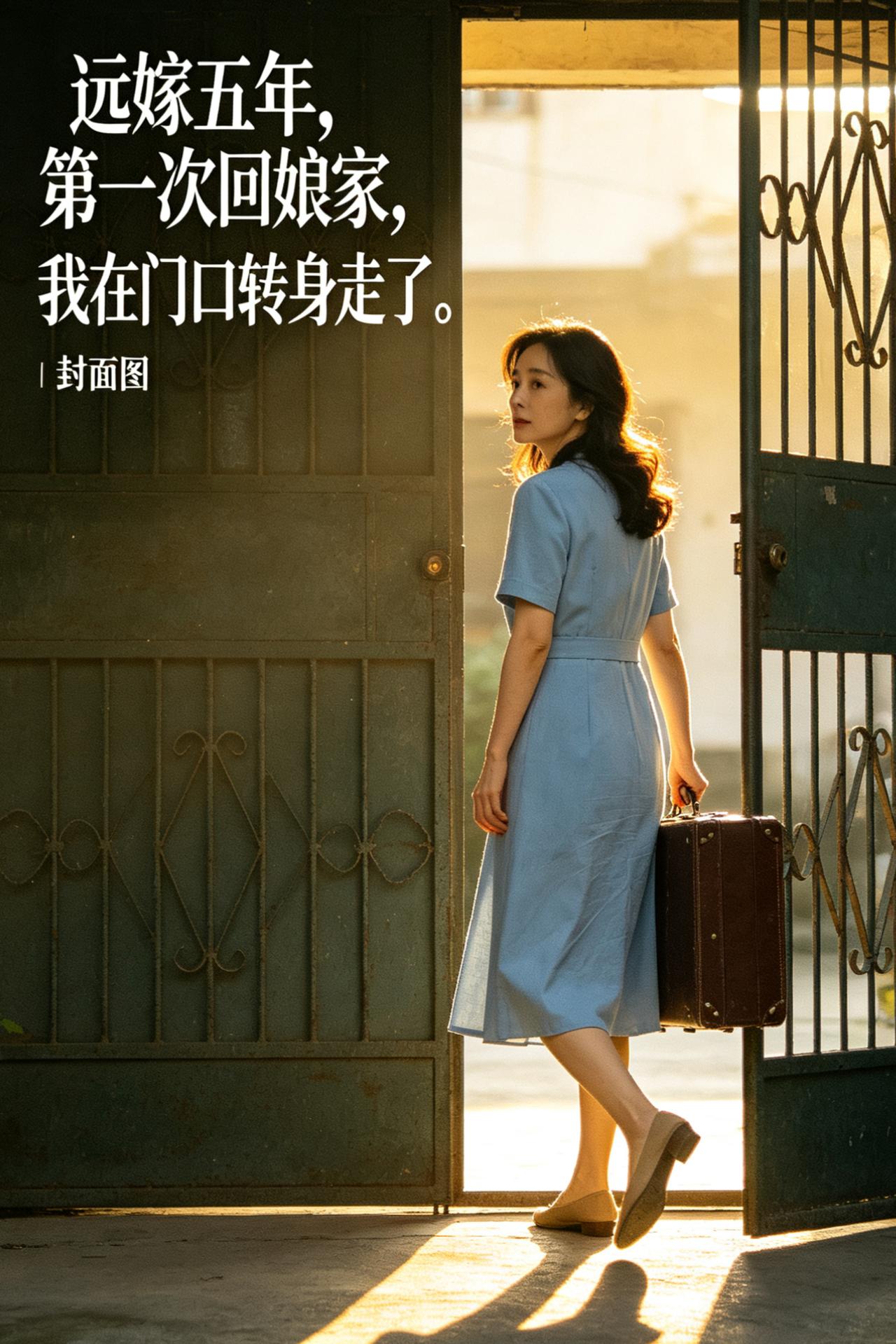 远嫁五年，攒够钱第一次回娘家，走到门口我转身走了，从此不再回来
 
为了爱情，我