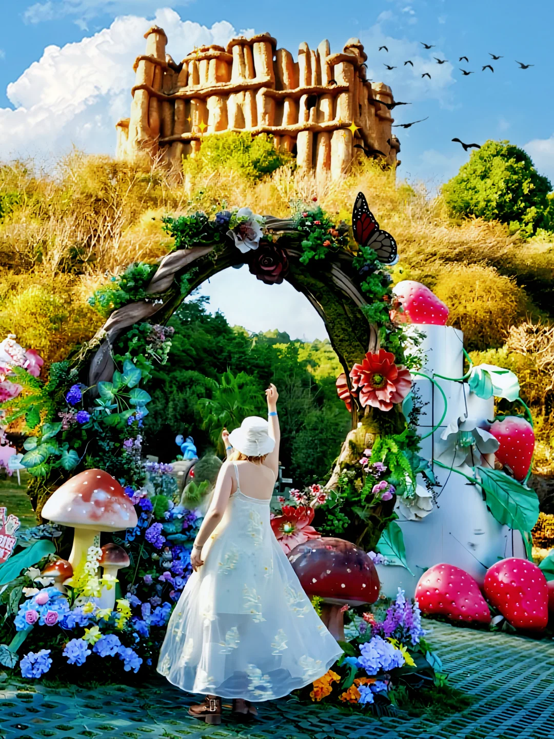 发朋友圈问疯了🤣现实版的动漫世界 *•🪞✩·