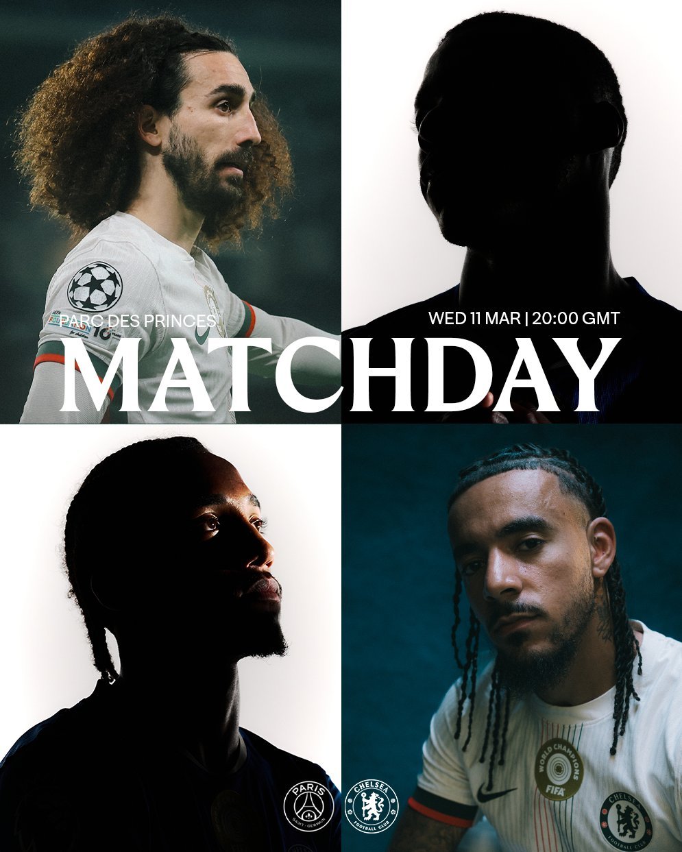 切尔西官X：MATCHDAY IN PARIS! 🏆切尔西英超欧冠