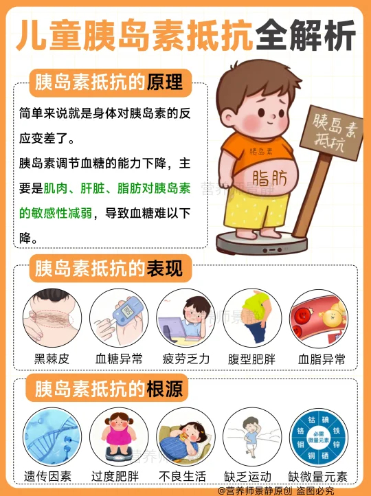 胰岛素抵抗全解析｜儿童减脂的底层逻辑