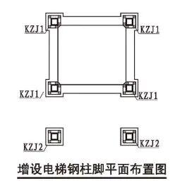 钢柱脚遇电梯基坑
 22G621一1