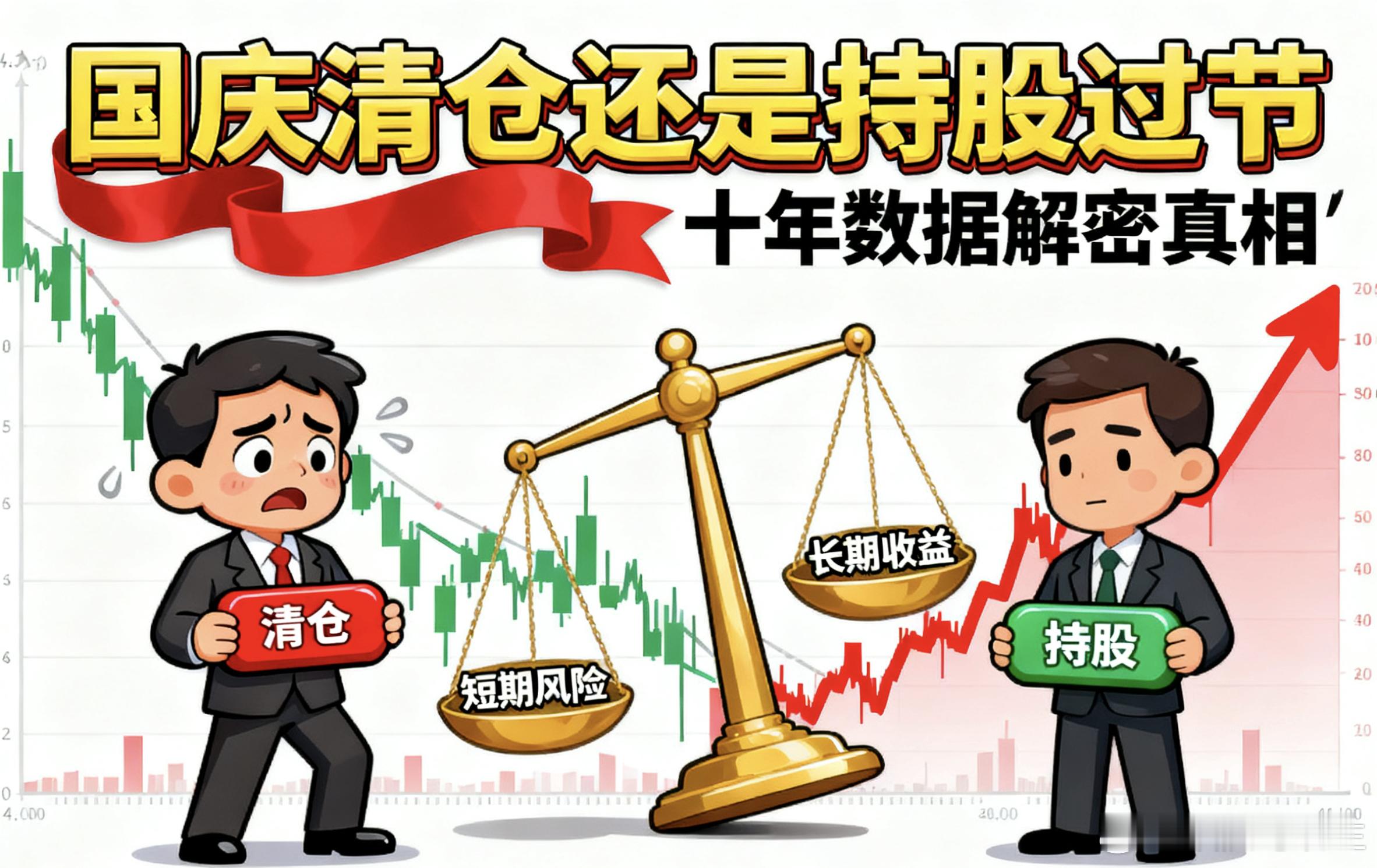 国庆前清仓还是持股过节？数据戳破真相！有人说节前必跌赶紧跑，有人喊节后必涨要满仓
