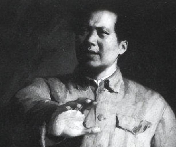 1950年，刚从苏联访问回来的毛主席，非常生气的指着站在办公室角落的一名官员，一