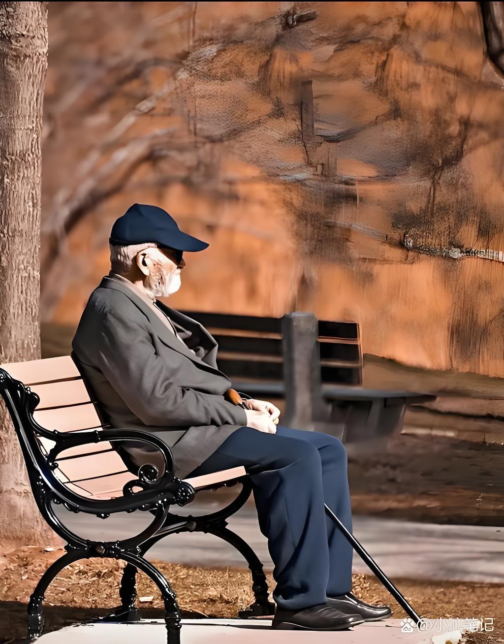 万般尝遍皆无味，老眼昏花不辨人。
两腿无力随风摇，夜半数厕又无尿。